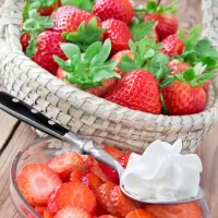 Jigsaw Puzzle Strawberries and cream