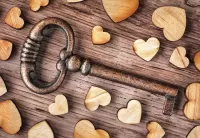Puzzle The key to the hearts