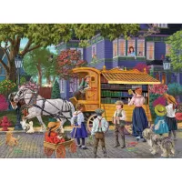 Jigsaw Puzzle Books on wheels