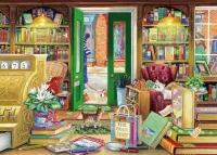 Jigsaw Puzzle Book store