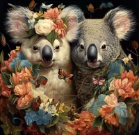 Quebra-cabeça Koalas