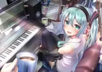 Слагалица Coffee for a musician