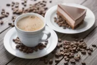Quebra-cabeça Coffee and cheesecake