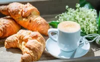 Puzzle Coffee and croissants