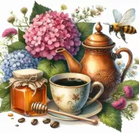 Rompecabezas Café y miel