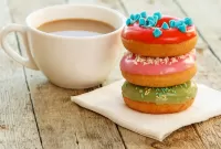 Jigsaw Puzzle Coffee and donuts