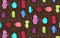 パズル Coffee pots and teapots