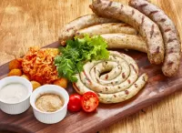 Jigsaw Puzzle Grilled sausages
