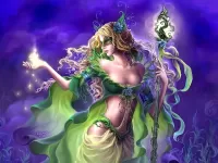Jigsaw Puzzle Elven witch
