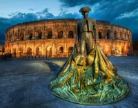 Jigsaw Puzzle The Colosseum and the Torero
