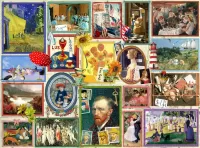 Jigsaw Puzzle Collage
