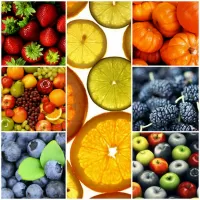 Zagadka Collage fruits
