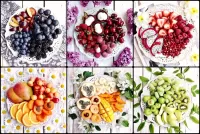 パズル Collage fruits