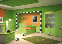 Puzzle Room of football player