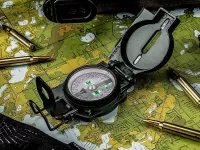 Rätsel Kompas i karta