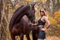 Slagalica Horse and girl