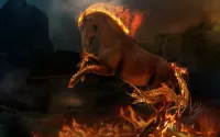 Jigsaw Puzzle Fire horse 