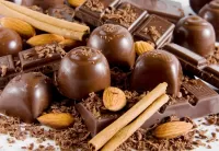 Quebra-cabeça Candy and chocolate