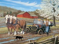 Jigsaw Puzzle Horse traction