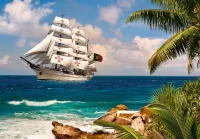 Jigsaw Puzzle The ship sails