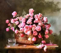 Rompicapo rose basket