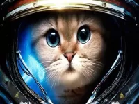 Slagalica Gagarin cat
