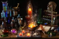 Quebra-cabeça Pot and candle