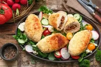 Slagalica Cutlets and salad