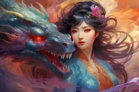 Jigsaw Puzzle Beauty and the Dragon