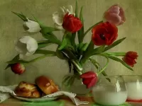 Пазл Красивые тюльпаны
