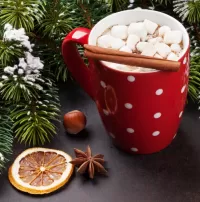 Rompicapo Red mug of cocoa
