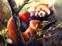 Rompicapo Red Panda