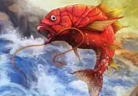 Jigsaw Puzzle Red fish