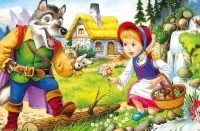 Quebra-cabeça Little Red Riding Hood and the Wolf