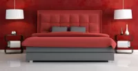 Slagalica Red bedroom