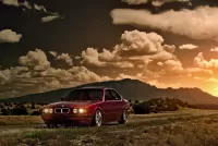 Пазл Красный BMW