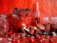 Jigsaw Puzzle Red still-life