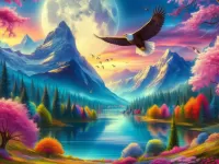 Jigsaw Puzzle Colourful landscape