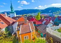 Quebra-cabeça Rooftops of Bergen