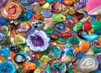 Jigsaw Puzzle Crystals and minerals