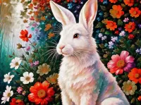 Jigsaw Puzzle Rabbit