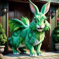 Puzzle The rabbit turns into a dragon