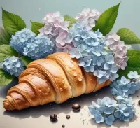 Jigsaw Puzzle Croissant