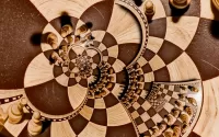 Jigsaw Puzzle Circular chess