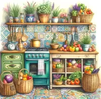 Jigsaw Puzzle Kitchen