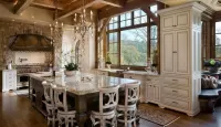 Jigsaw Puzzle Kitchen-dining room in the mansion