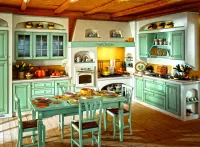 Jigsaw Puzzle Country style kitchen