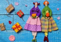 Puzzle Handmade dolls