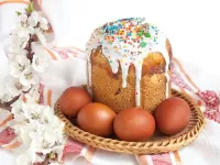 Rätsel Kulich Easter eggs