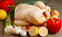 Jigsaw Puzzle Chicken and vegetables